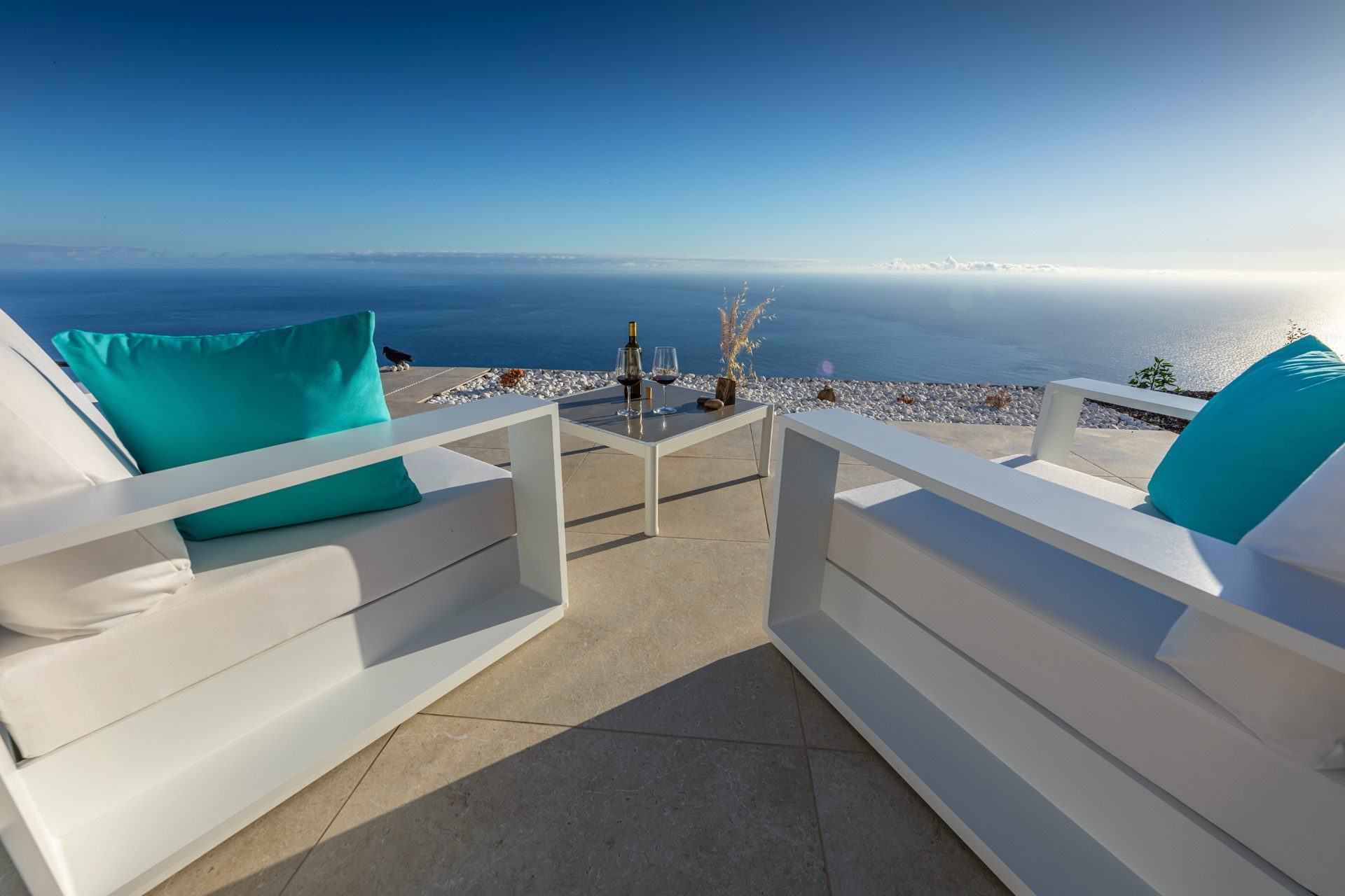 Terrasse mit spektakulärem Blick Terrasse mit spektakulärem Blick